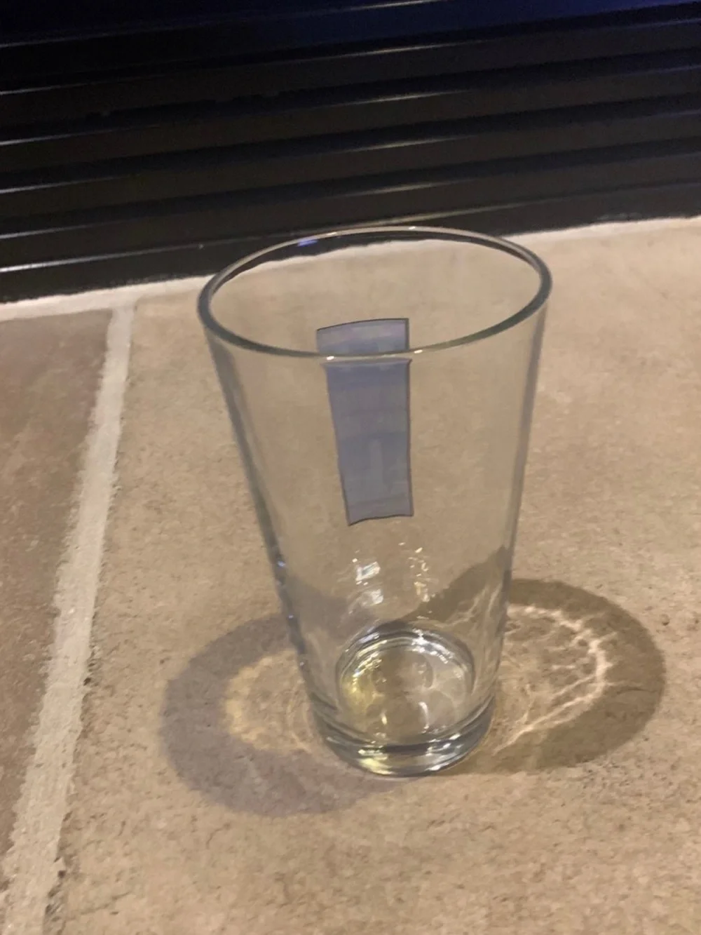 Rare Vtg Baltimore Marathon Glass  Maryland city Running Race/ logo Under Armour